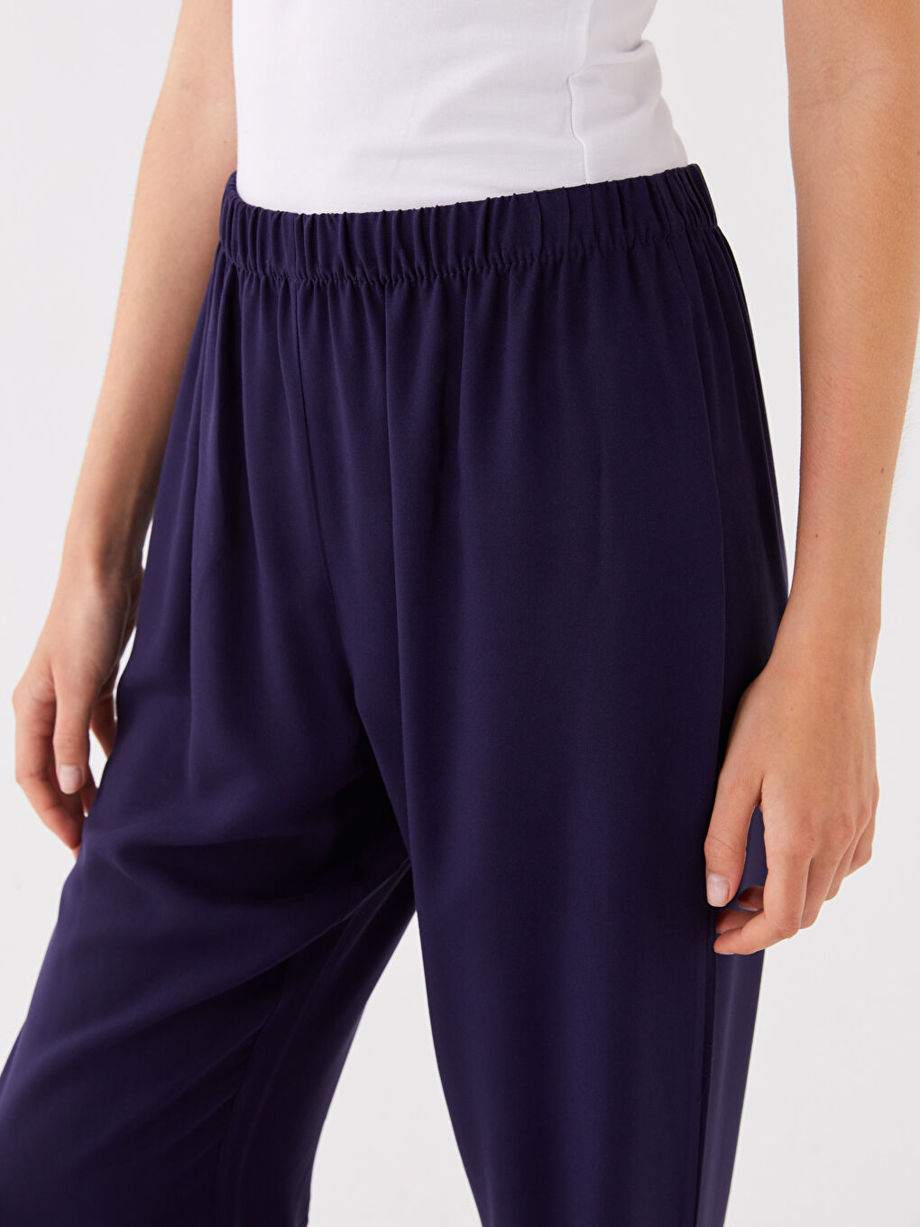 قيعان بيجامة بخصر مرن للسيدات-1