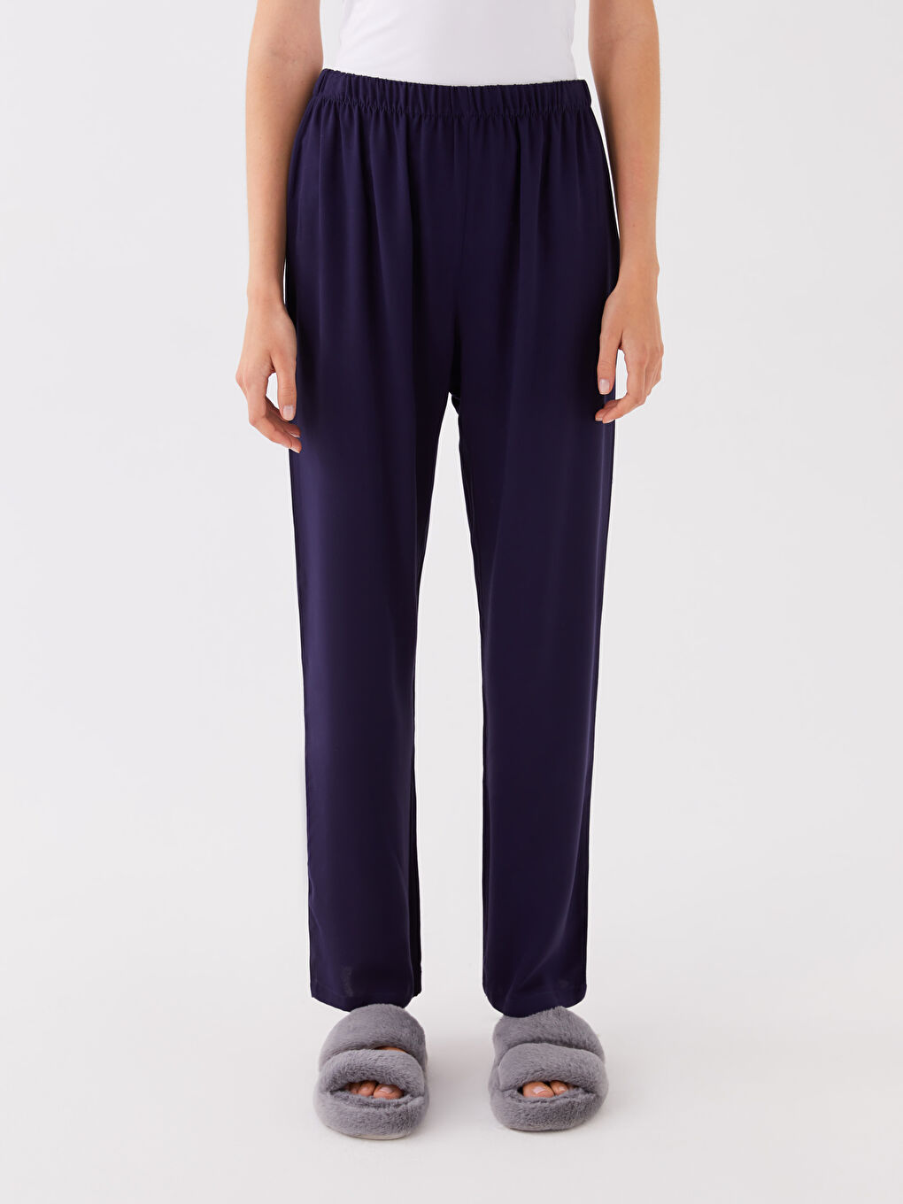 قيعان بيجامة بخصر مرن للسيدات-2