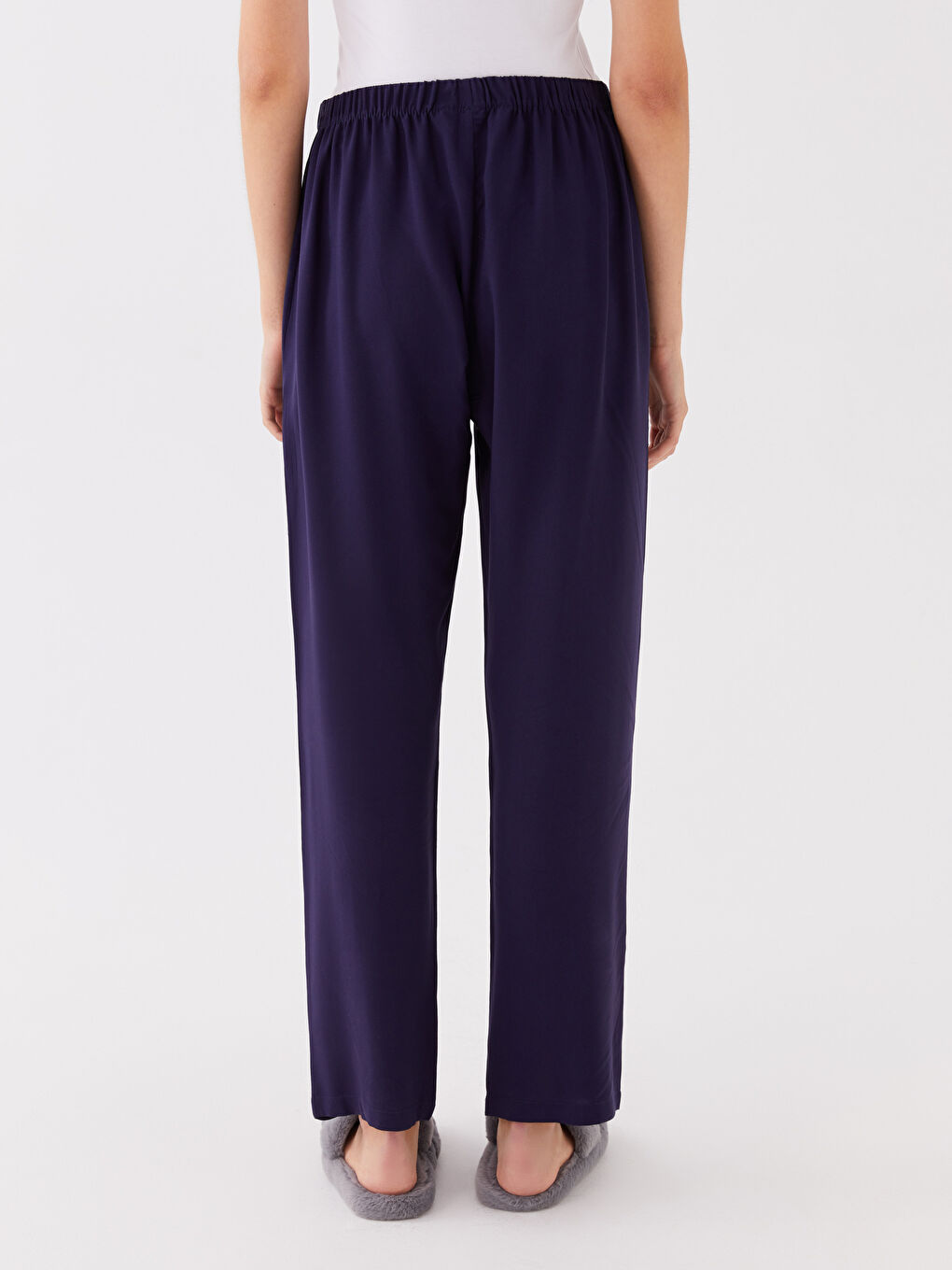 قيعان بيجامة بخصر مرن للسيدات-3