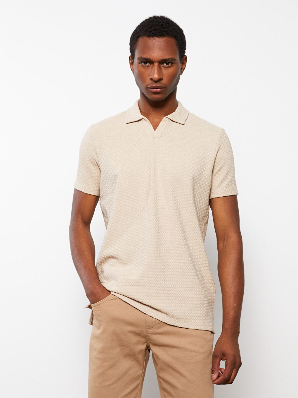 【TENDERLOIN】T-TJ POLO SHT ベージュ　XS TENDERLOIN】T-TJ POLO SHT ベージュ XS 【公式通販】