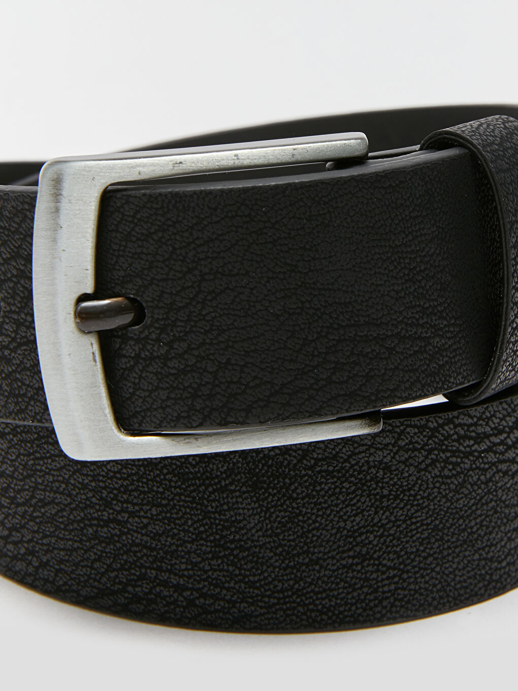 Siyah Deri Görünümlü Erkek Çocuk Kemer-3