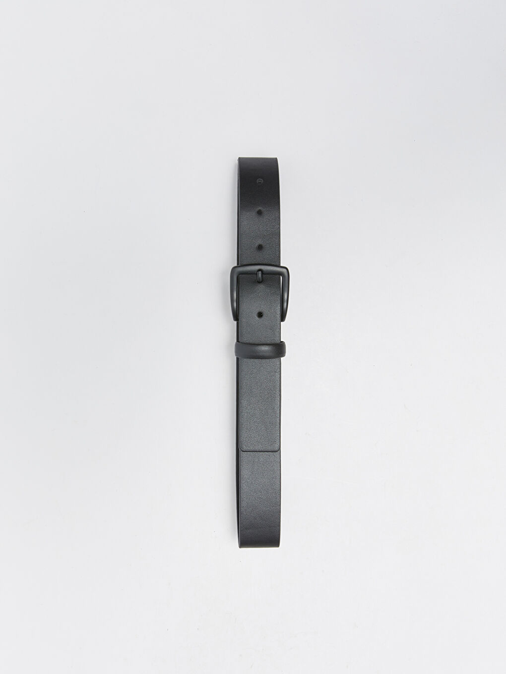 Siyah Deri Görünümlü Erkek Çocuk Kemer-1