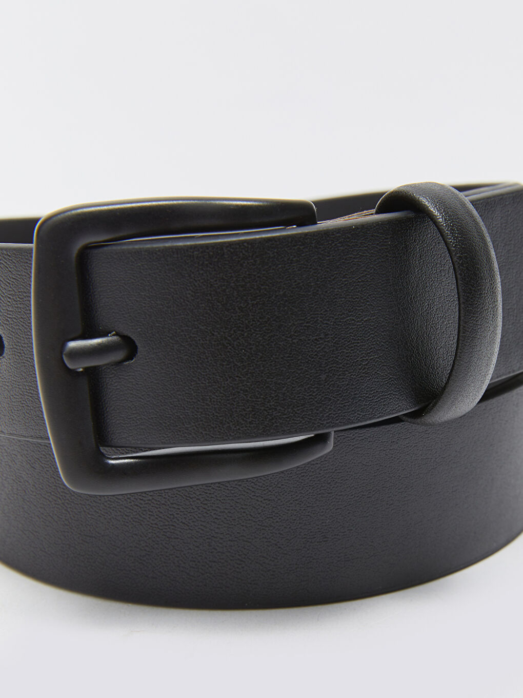 Siyah Deri Görünümlü Erkek Çocuk Kemer-2