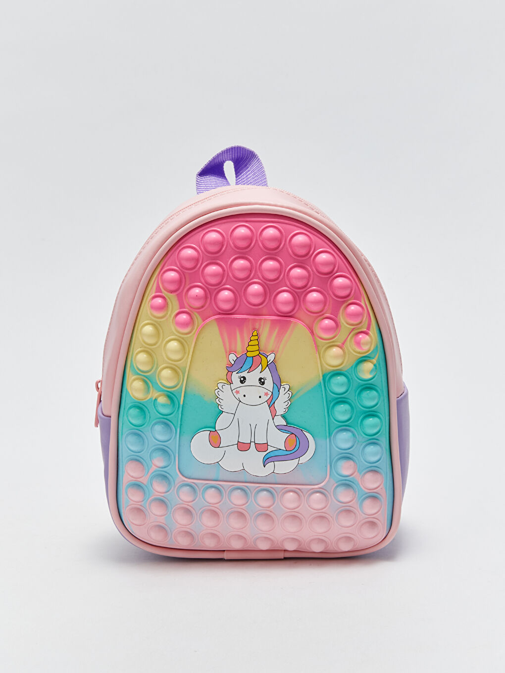 Karışık Baskılı Kız Çocuk Pop It Sırt Çantası