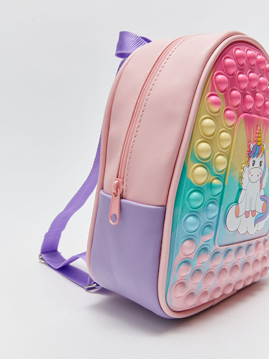 Karışık Baskılı Kız Çocuk Pop It Sırt Çantası-2