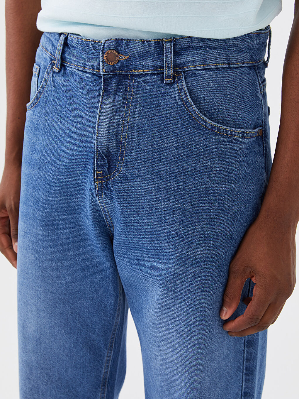 Baggy Fit Men's Jeans-5