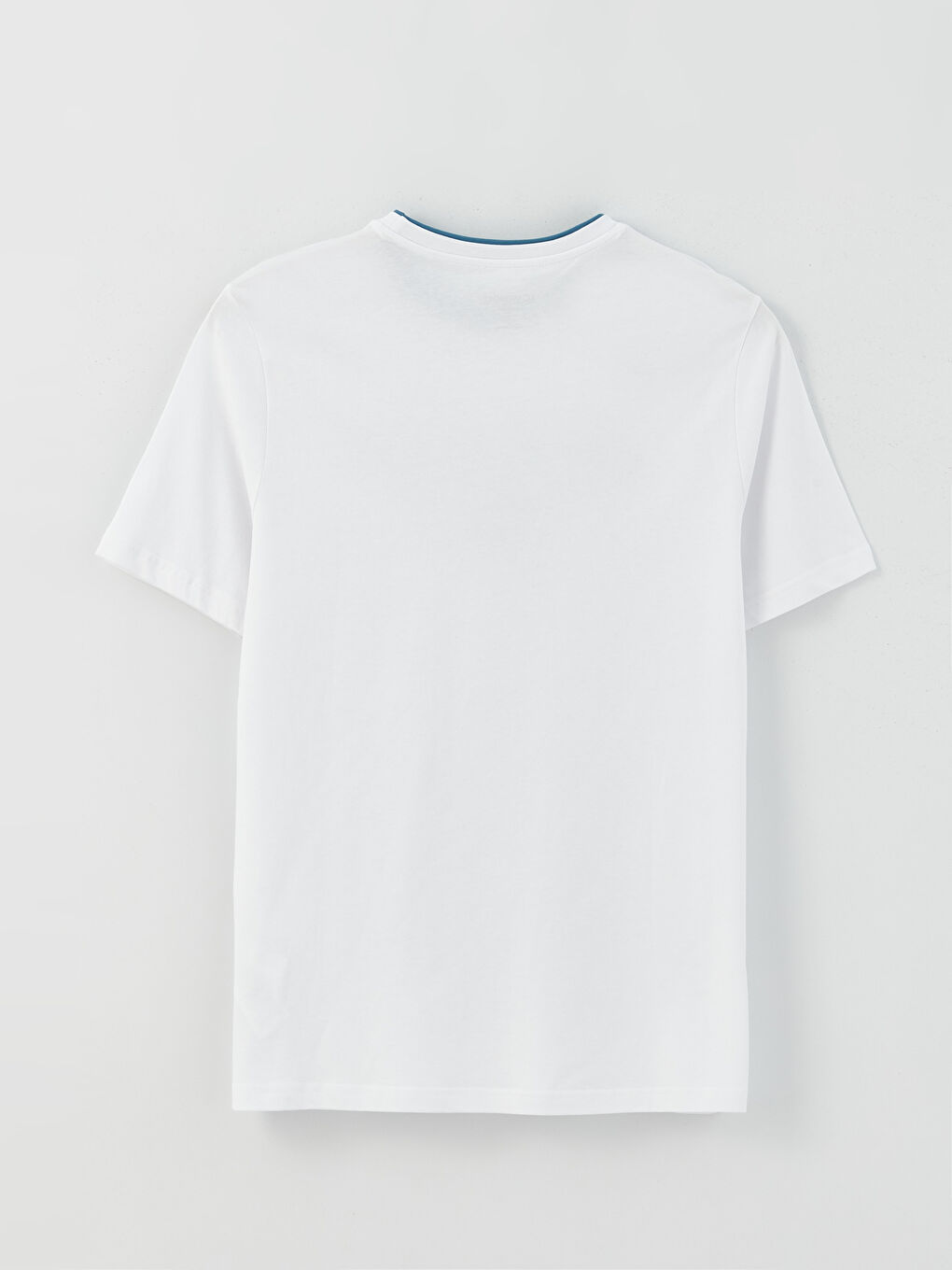 T-shirt pour hommes en coton peigné imprimé à manches courtes et col rond-6