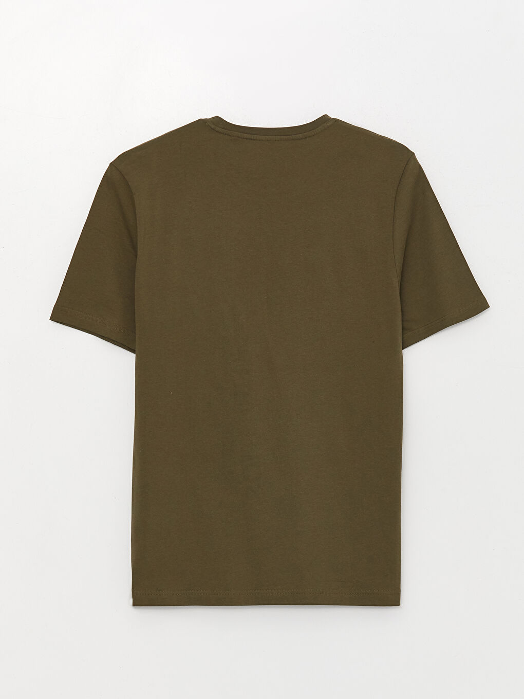 T-shirt pour hommes en coton peigné imprimé à manches courtes et col rond-6