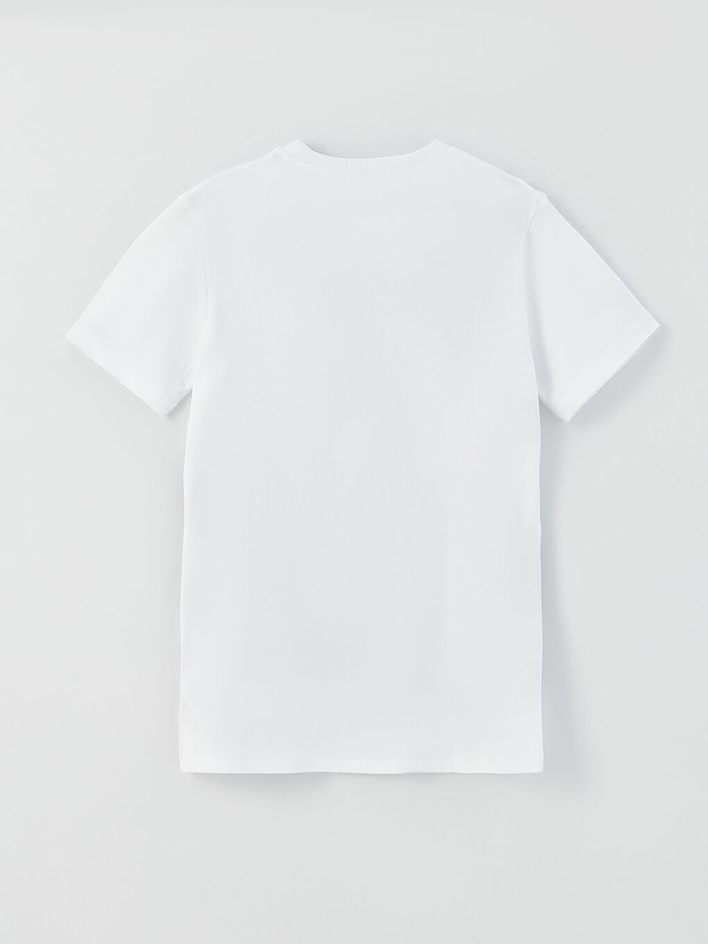 Crew Neck Short Sleeve Printed Combed Cotton Men's T-shirt-6