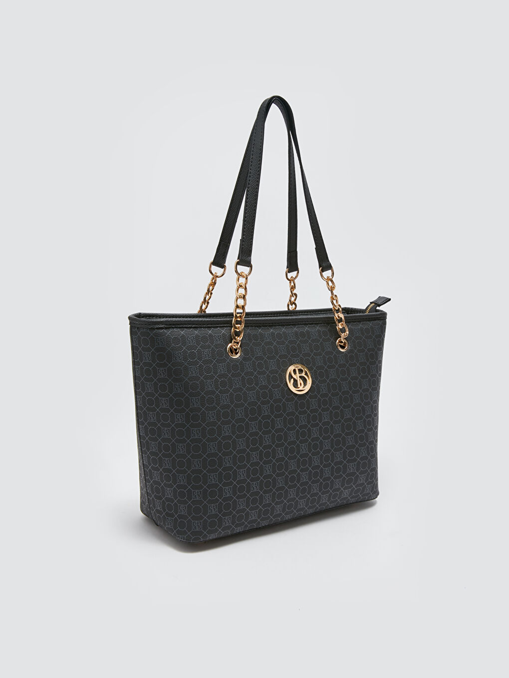 Sac Fourre-tout à Motif Monogramme pour Femmes-3