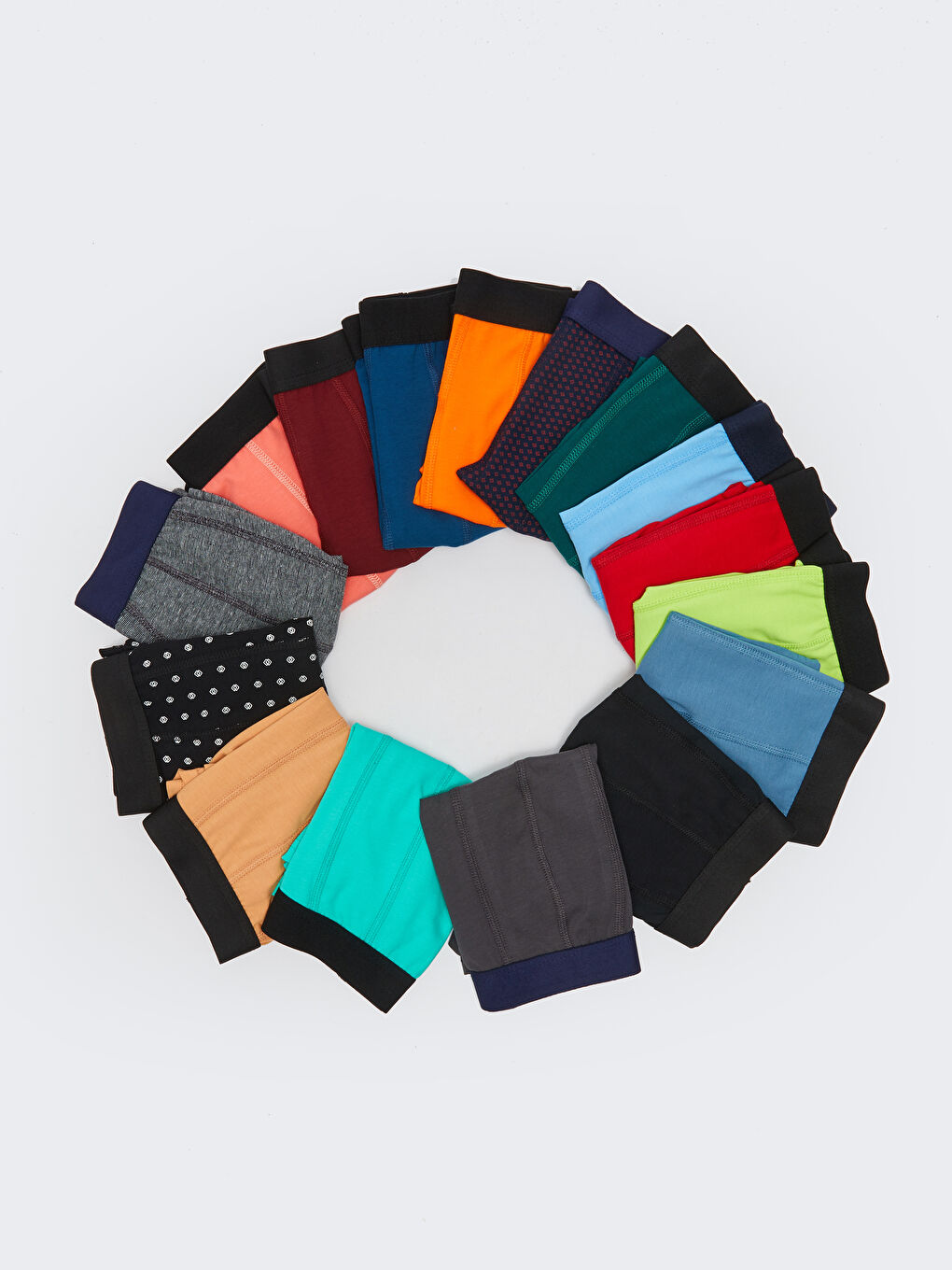 Karışık Standart Kalıp Pamuklu Esnek Erkek Boxer 3'lü