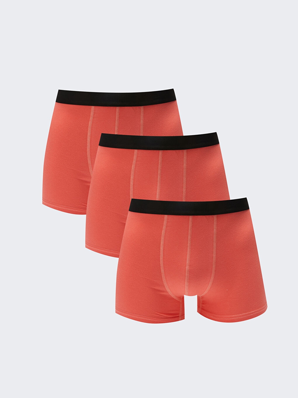 Karışık Standart Kalıp Pamuklu Esnek Erkek Boxer 3'lü-2