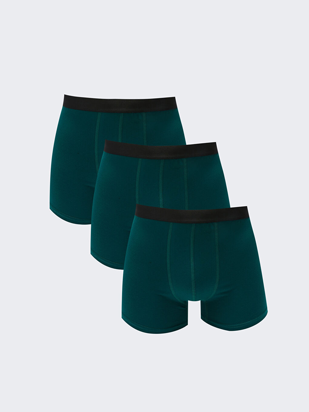 Karışık Standart Kalıp Pamuklu Esnek Erkek Boxer 3'lü-6