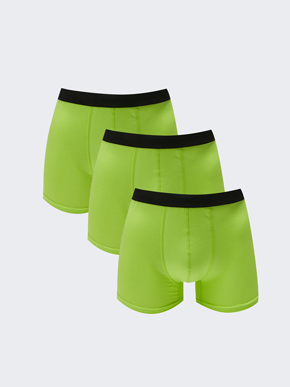 Karışık Standart Kalıp Pamuklu Esnek Erkek Boxer 3'lü-7