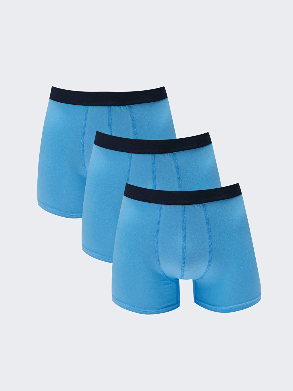 Karışık Standart Kalıp Pamuklu Esnek Erkek Boxer 3'lü-8