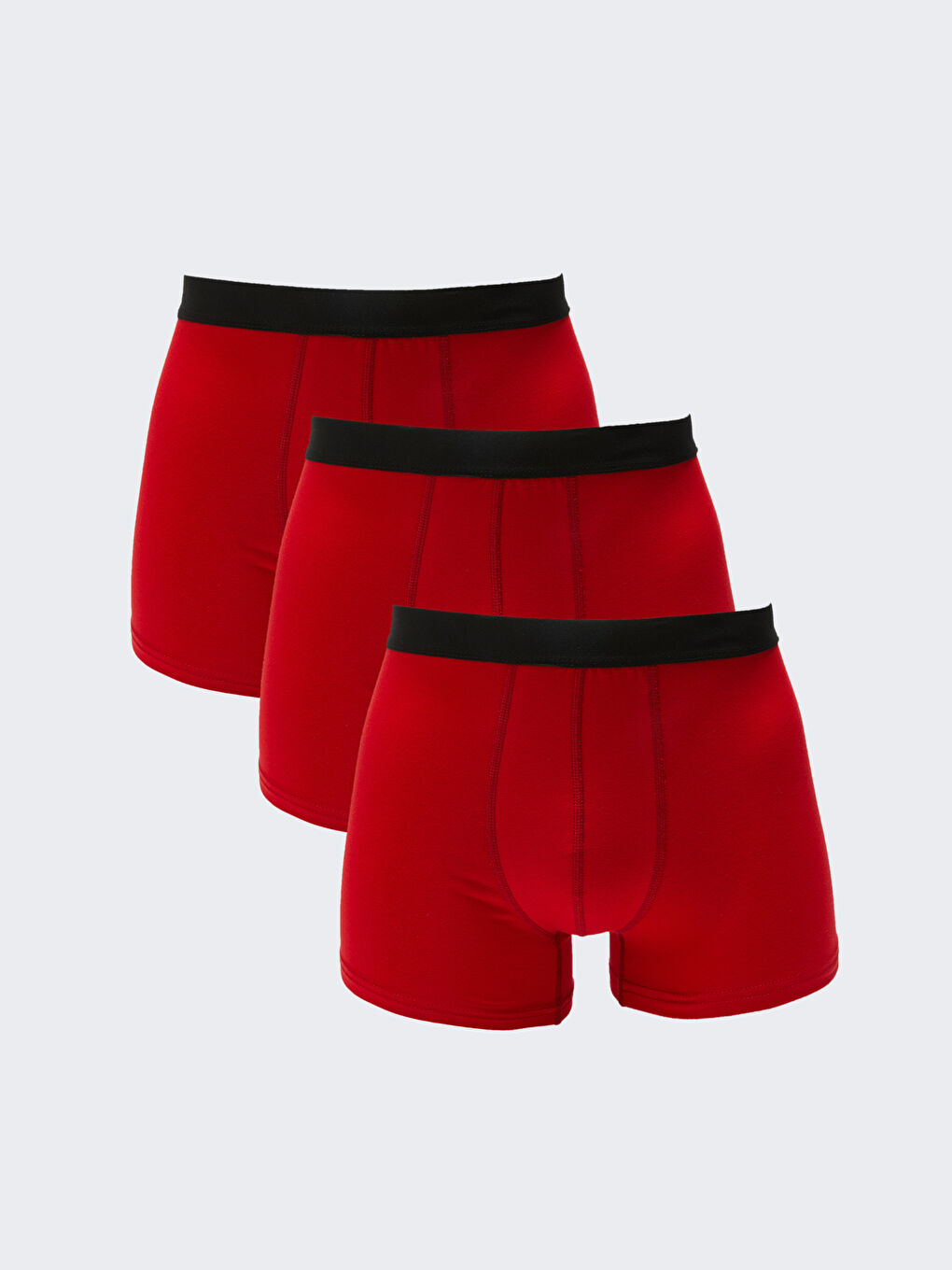 Karışık Standart Kalıp Pamuklu Esnek Erkek Boxer 3'lü-9