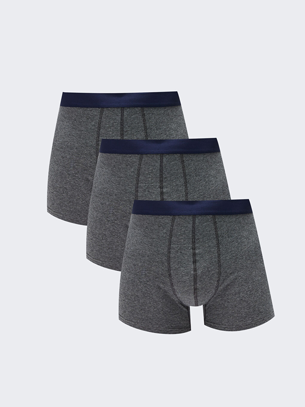 Karışık Standart Kalıp Pamuklu Esnek Erkek Boxer 3'lü-10