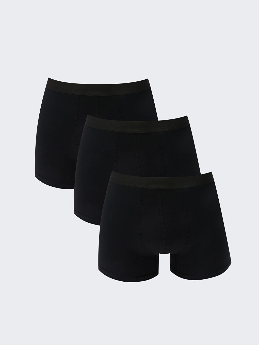 Karışık Standart Kalıp Pamuklu Esnek Erkek Boxer 3'lü-15