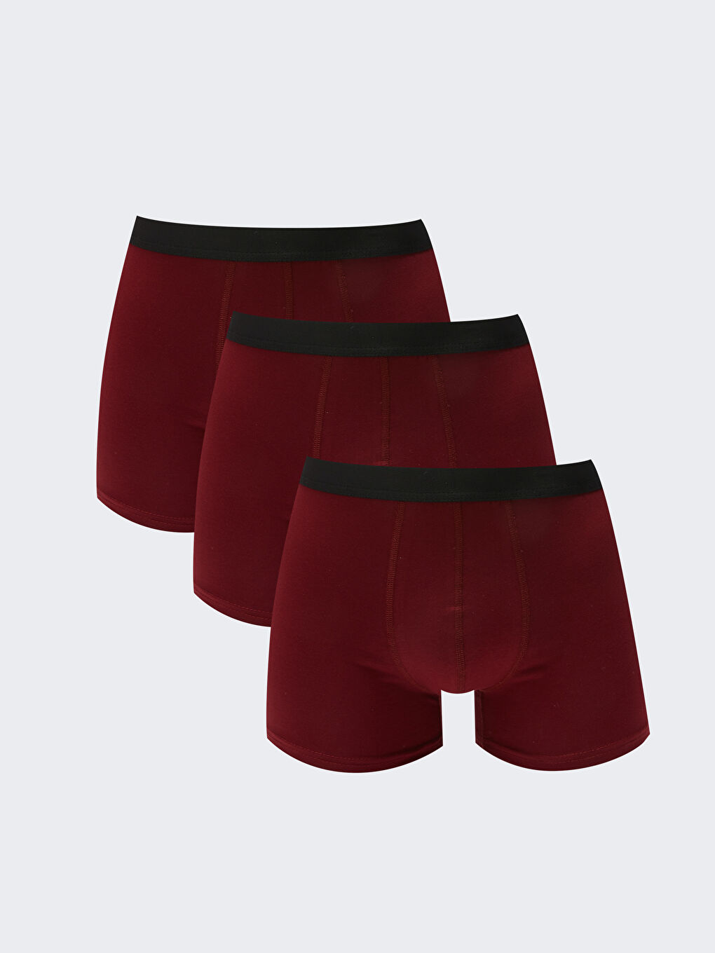 Karışık Standart Kalıp Pamuklu Esnek Erkek Boxer 3'lü-17