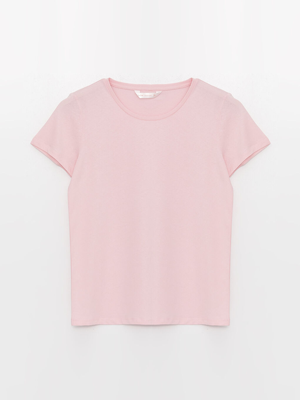 Crew Neck Plain Short Sleeve Women's Pyjama Set-5