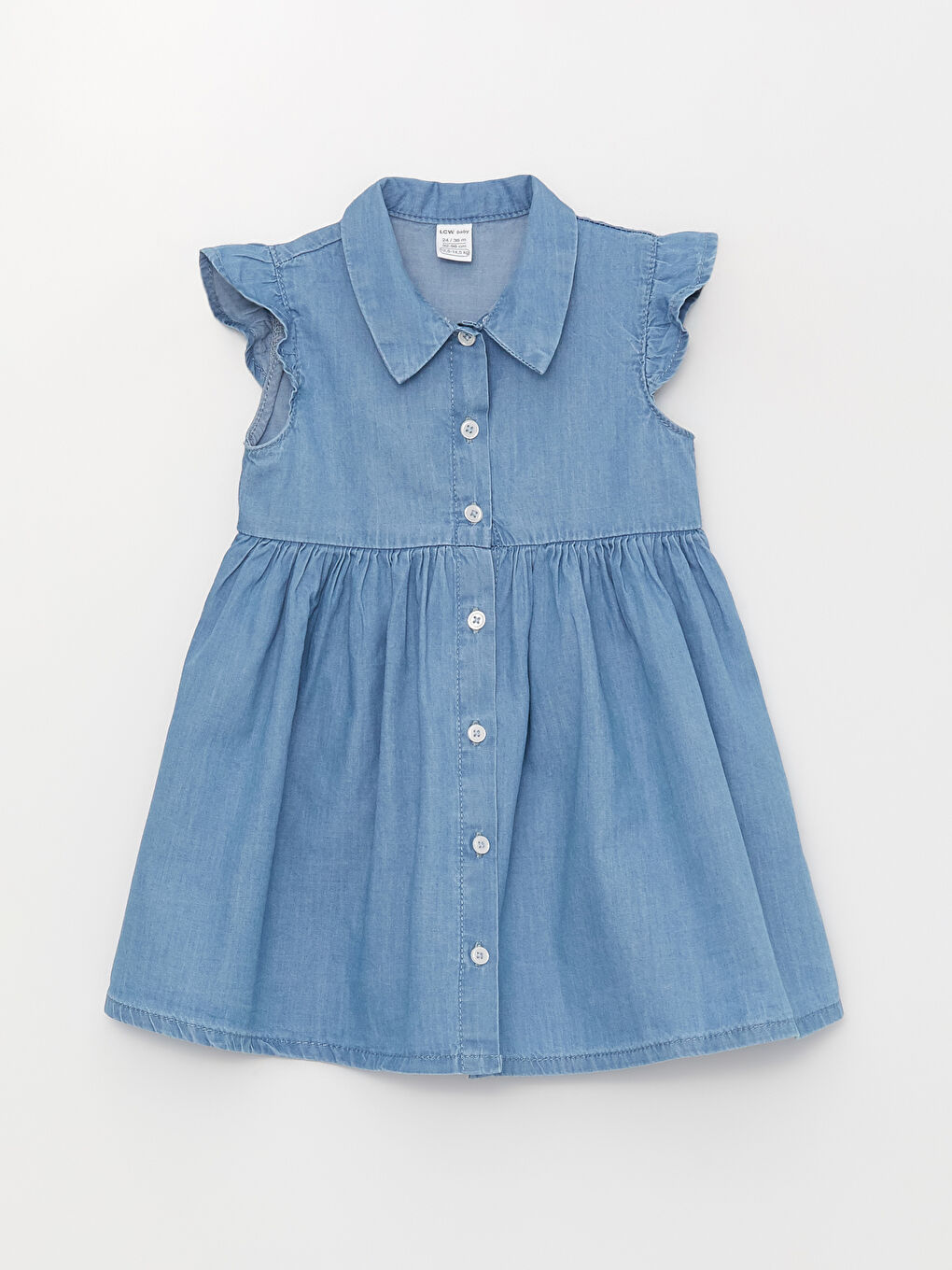 Basic Baby Girl Jean Dress