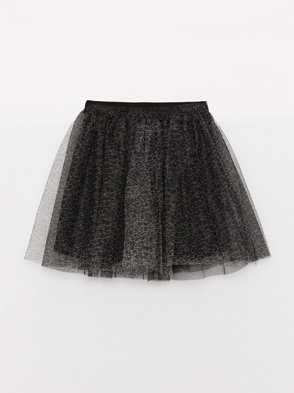 Jupe En Tulle À Motifs À Taille Élastique Pour Fille-3