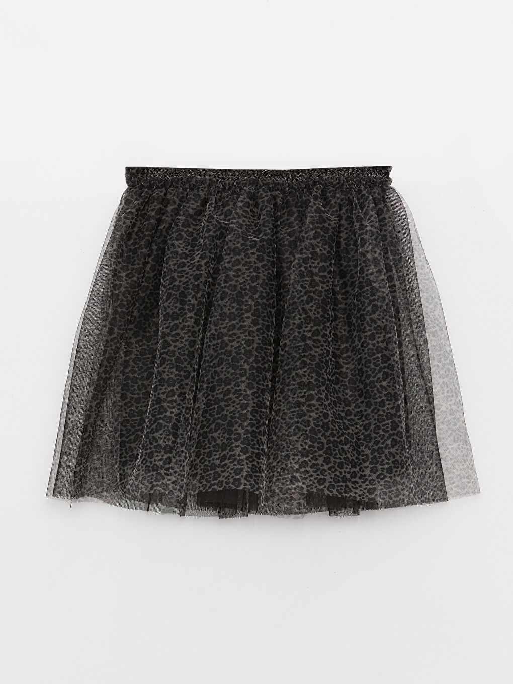 Jupe En Tulle À Motifs À Taille Élastique Pour Fille-4