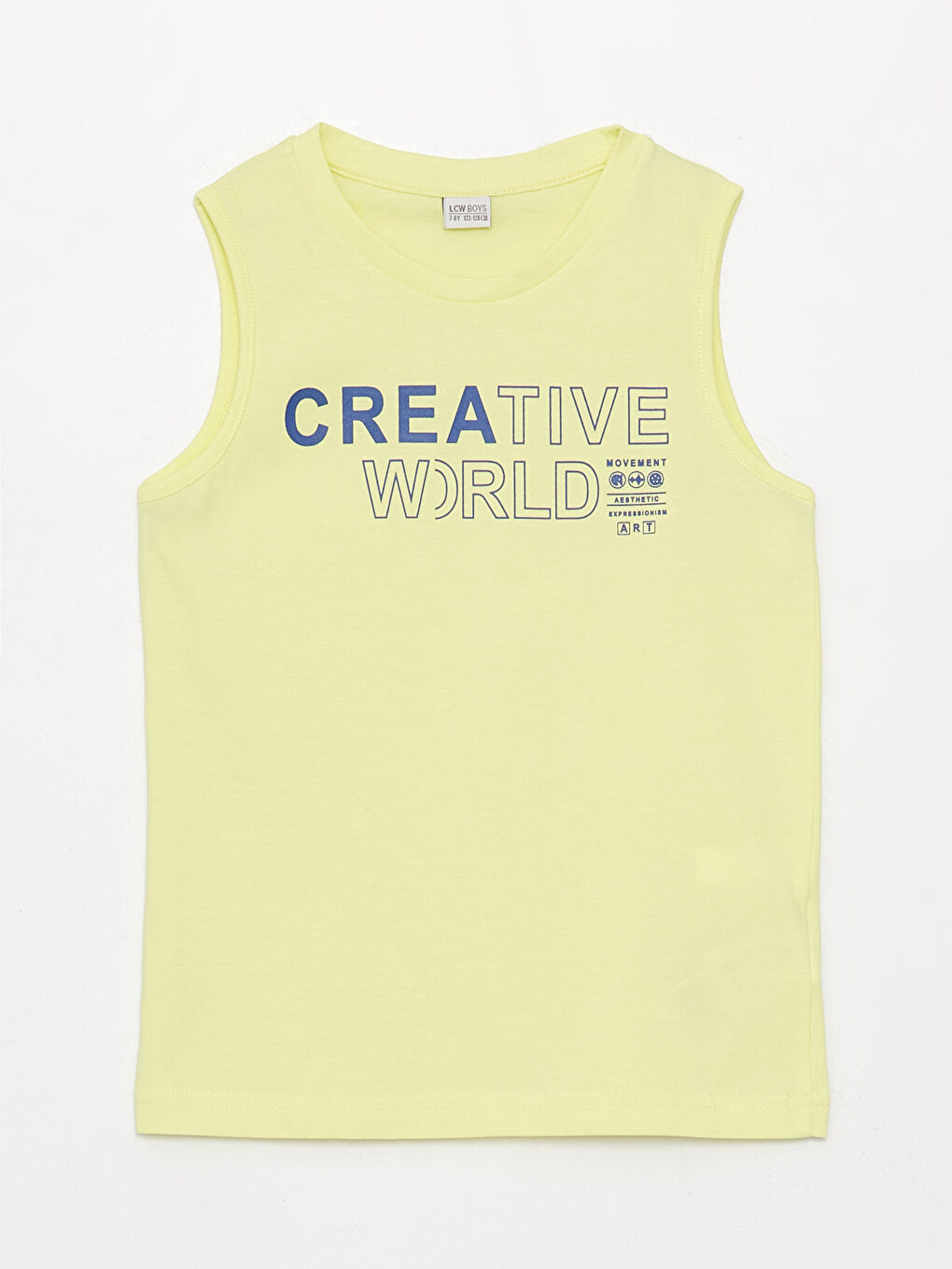 فيست مطبوع بياقة دائرية للأولاد