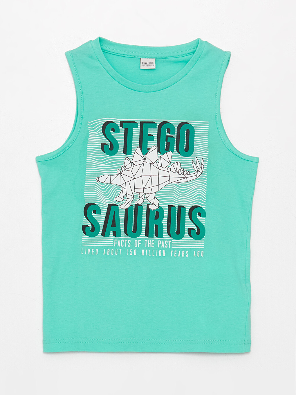 Crew Neck Printed Boys' Vest