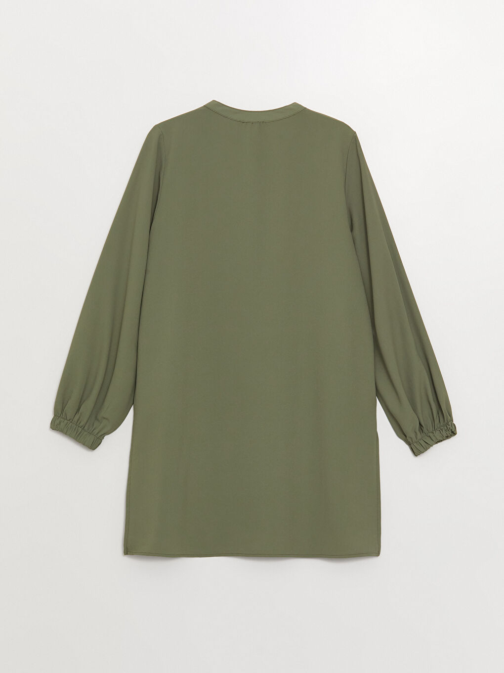 Tunique à Col Henley à Manches Longues pour Femmes-6