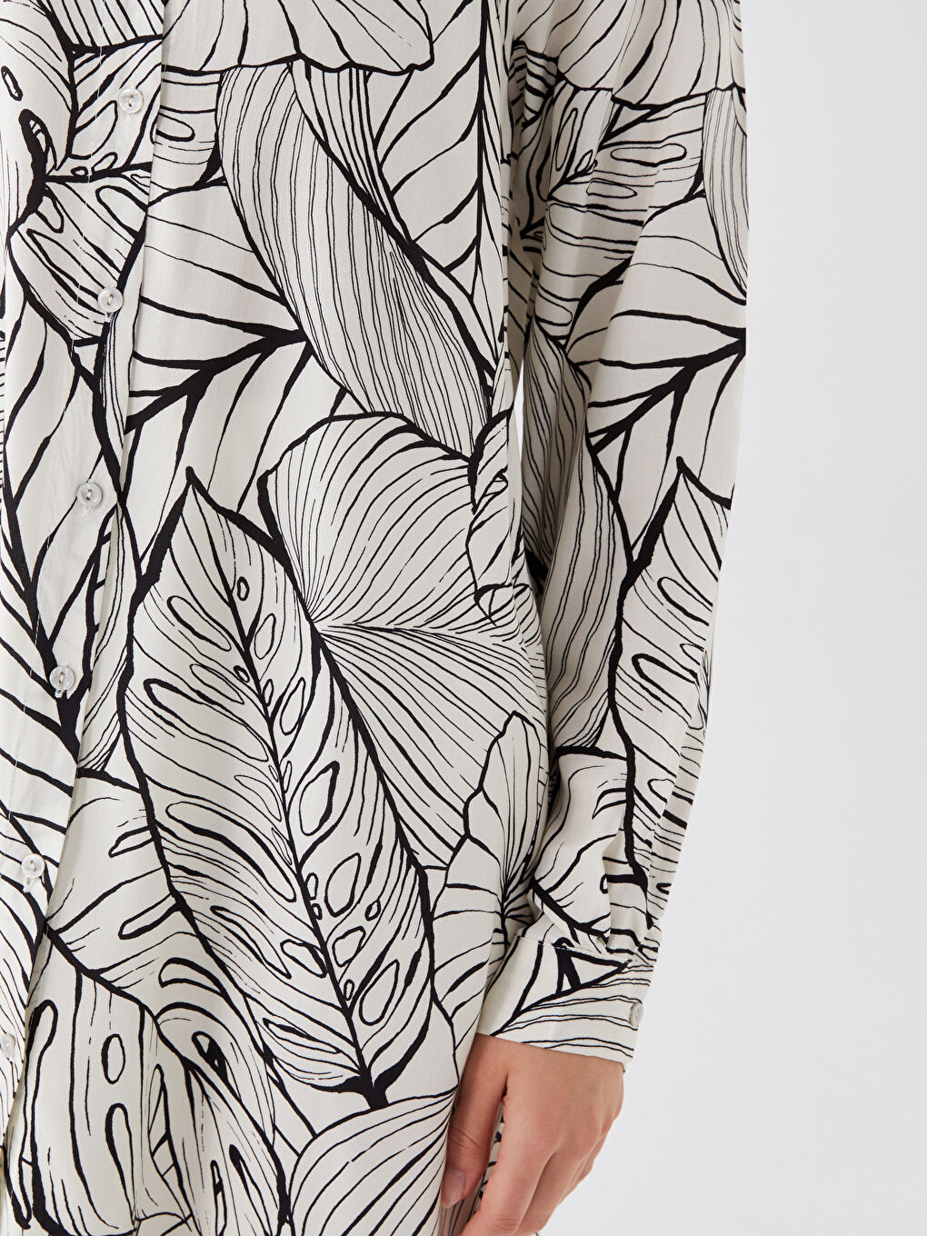 قميص تونيك منقوش للسيدات-3