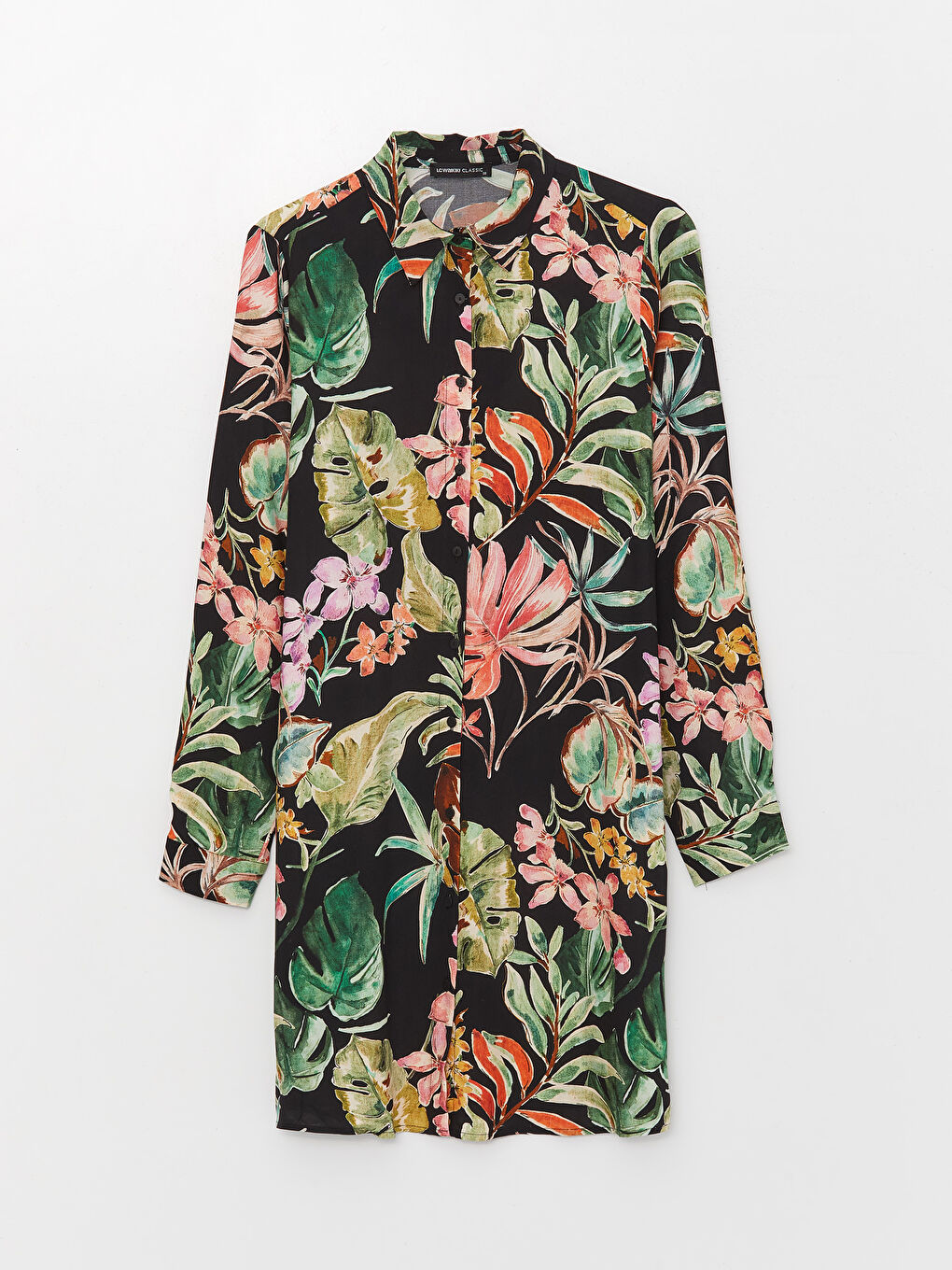 Patterned Women's Shirt Tunic-4