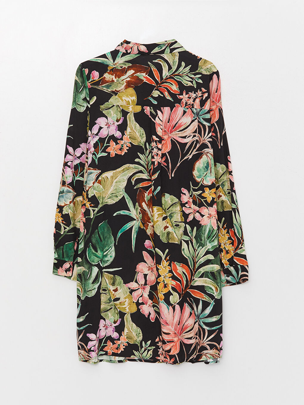 Patterned Women's Shirt Tunic-5