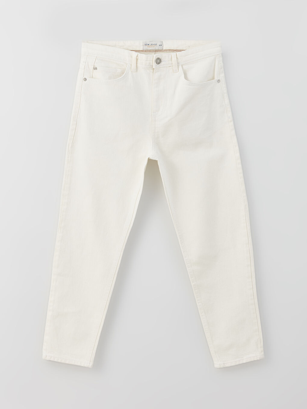 Beyaz 710 Loose Fit Erkek Jean Pantolon-5