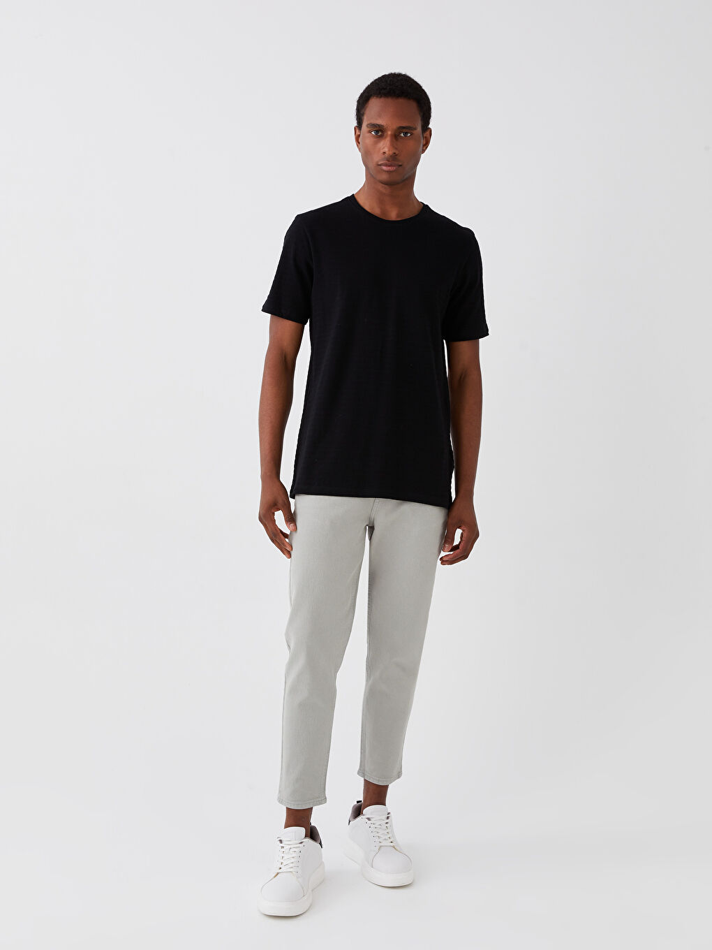 Yeşil 710 Loose Fit Erkek Jean Pantolon-1