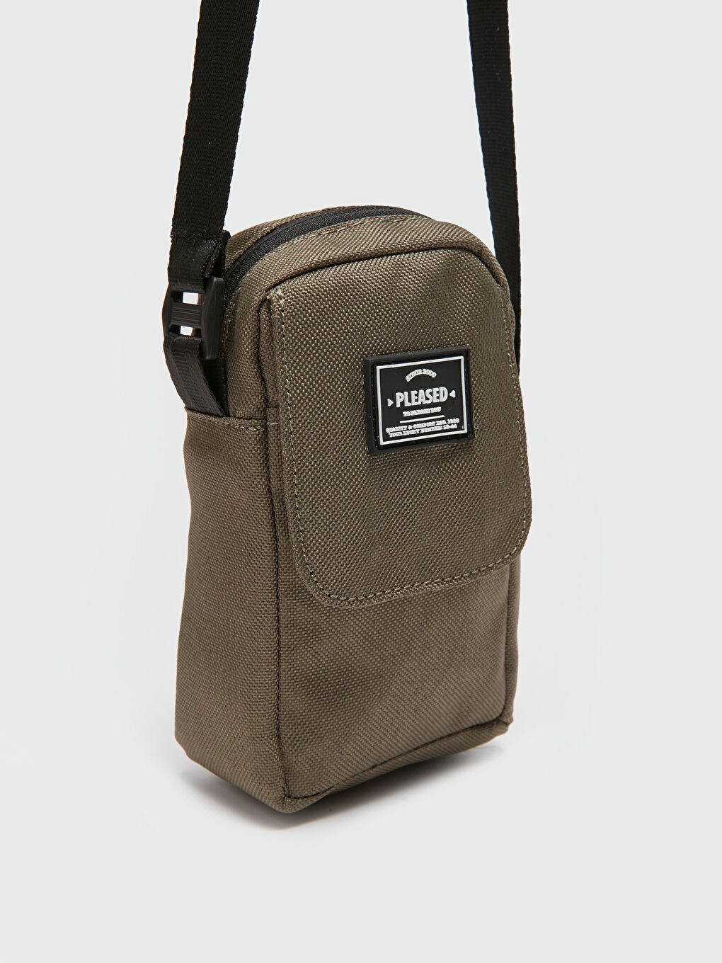 Label Printed Men's Phone Bag-4