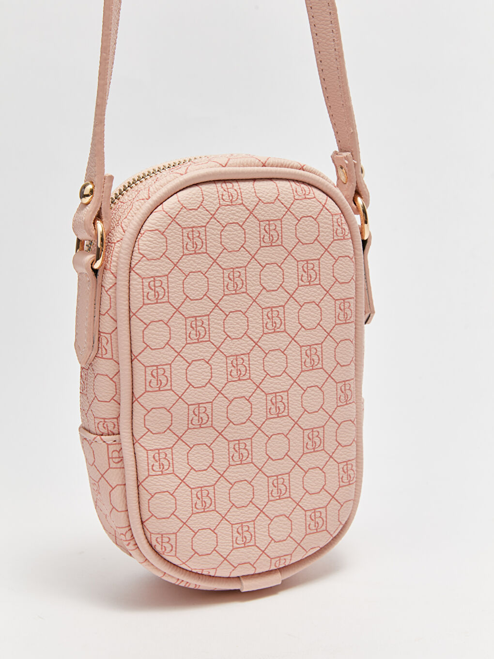 حقيبة كروس بودي منقوشة بمظهر الجلد للسيدات-4