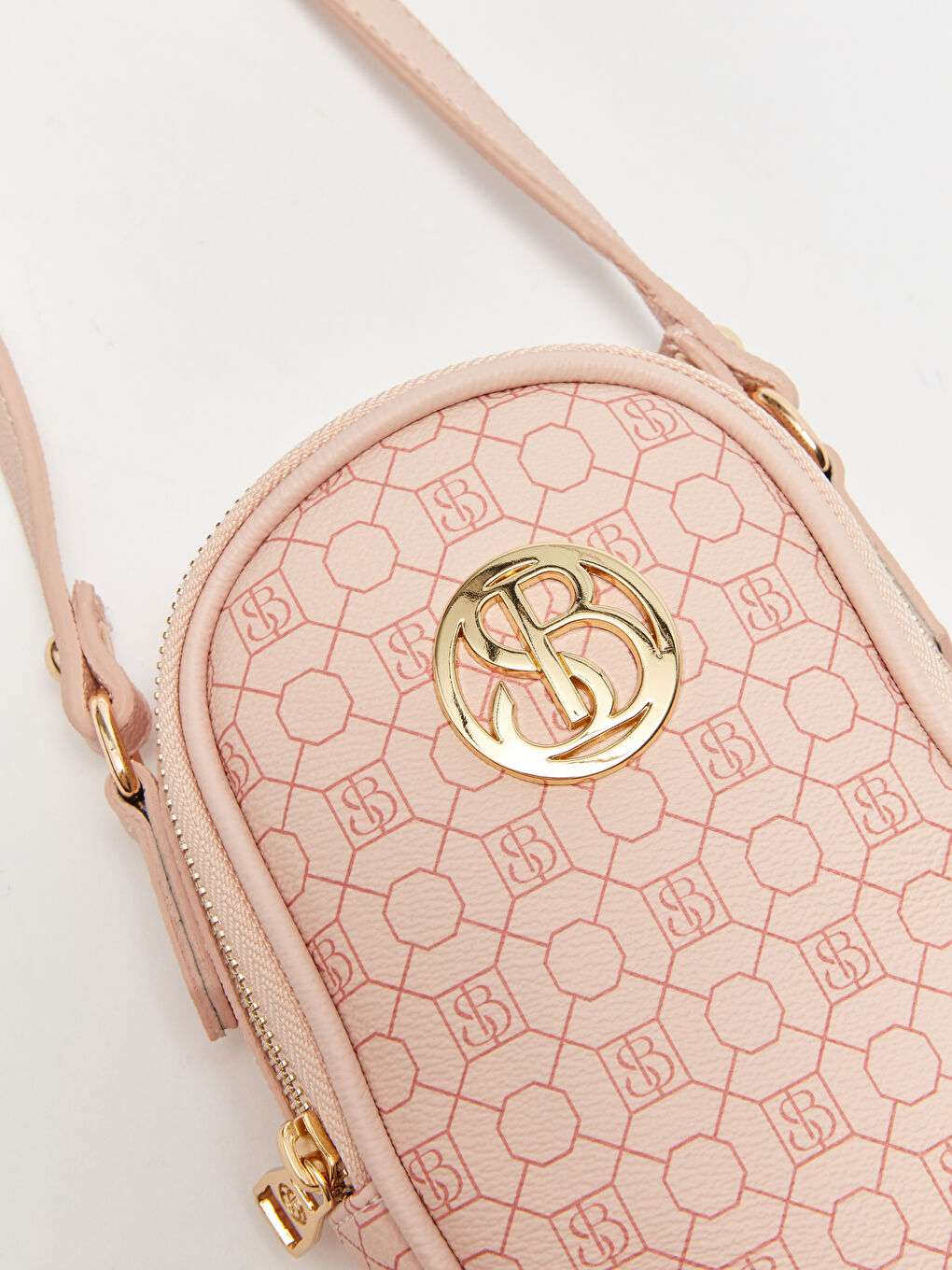 حقيبة كروس بودي منقوشة بمظهر الجلد للسيدات-5