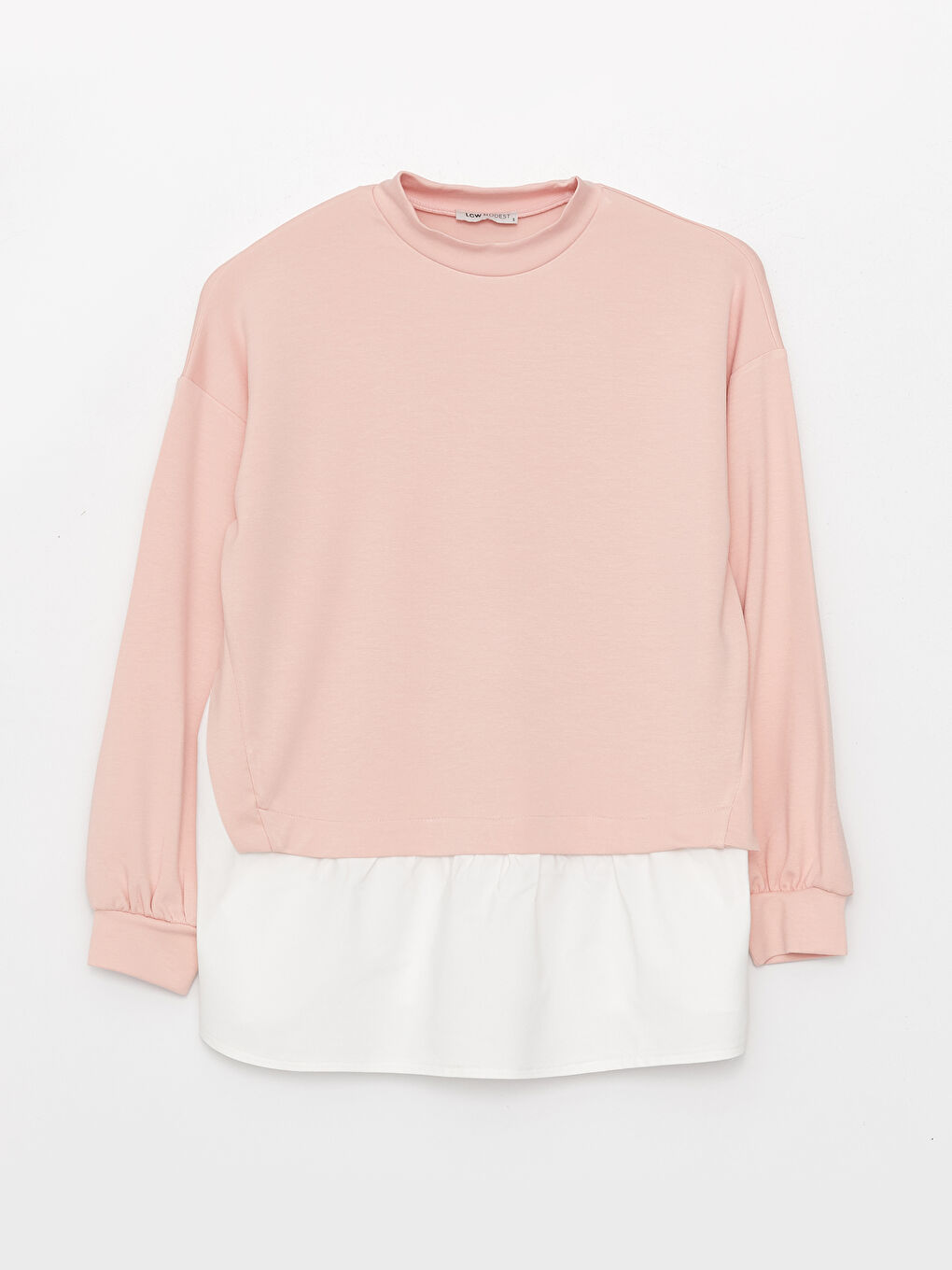 Tunique Sweatshirt à Manches Longues et Col Rond pour Femmes-5