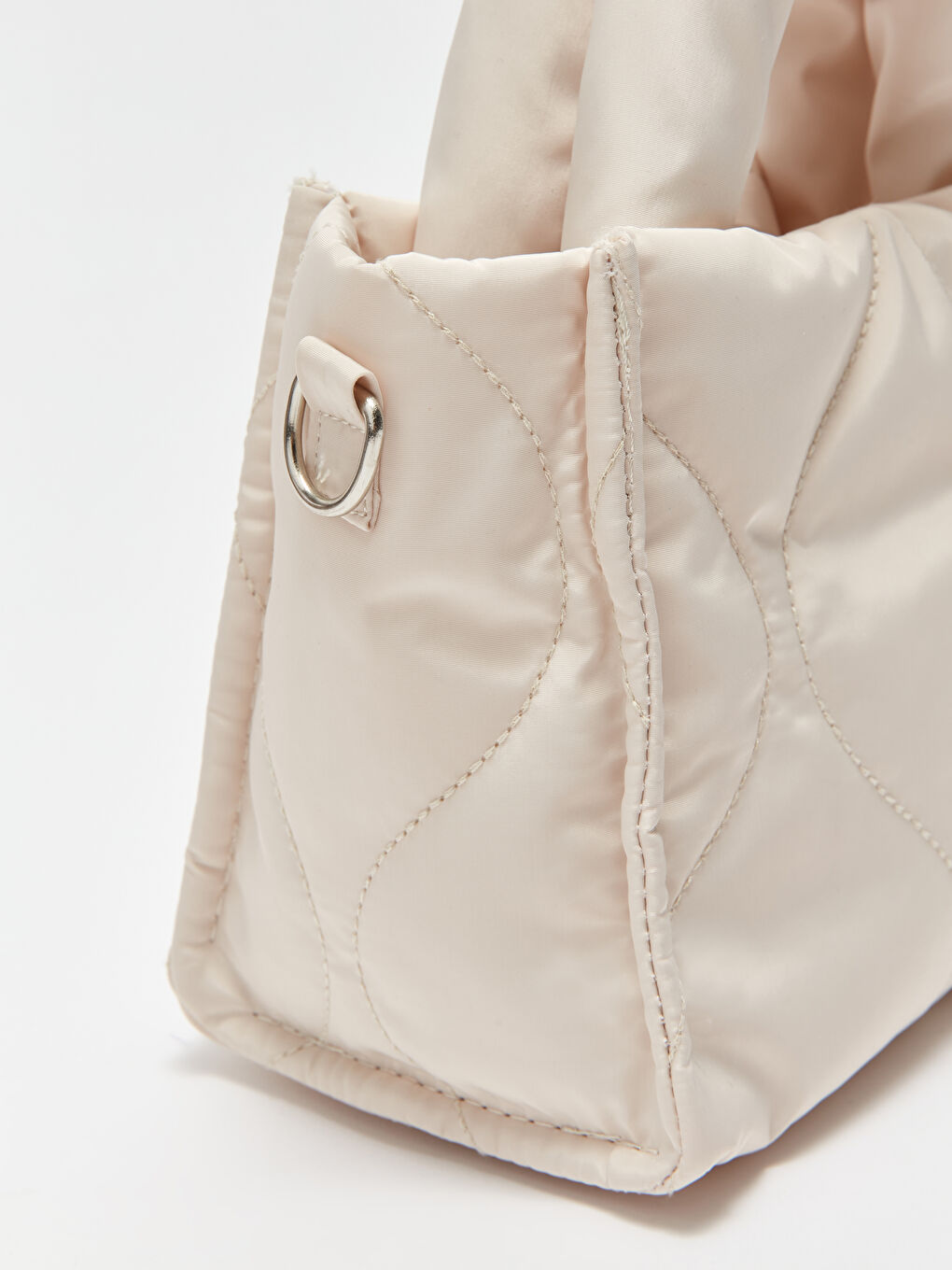 Ekru Desenli Kadın Çapraz Çanta-6