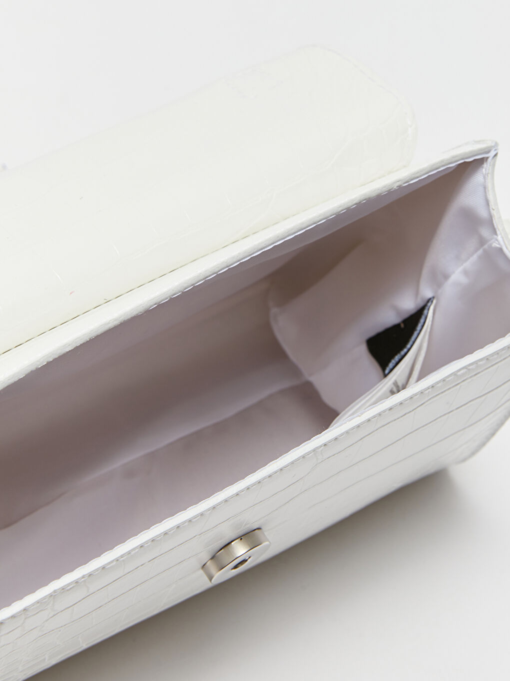 حقيبة كروس بودي بنقشة تأثير جلد التمساح للسيدات-5