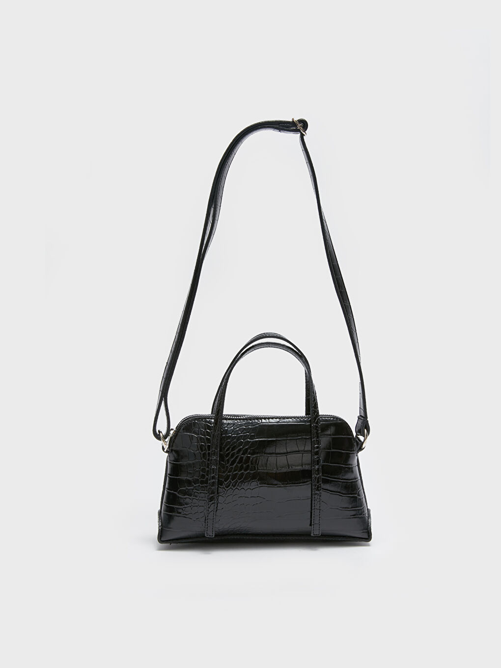 LCW ACCESSORIES Faux Leather Croc Effect Women's Shoulder Bag -S3IM24Z8-HUC