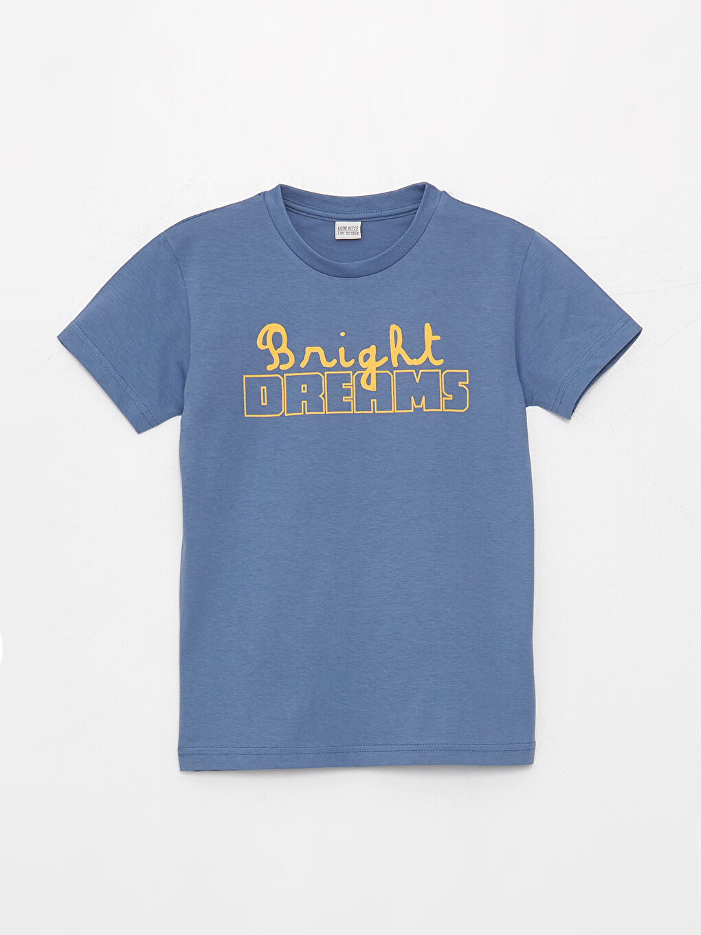 Crew Neck Printed Short Sleeve Boys' T-Shirt