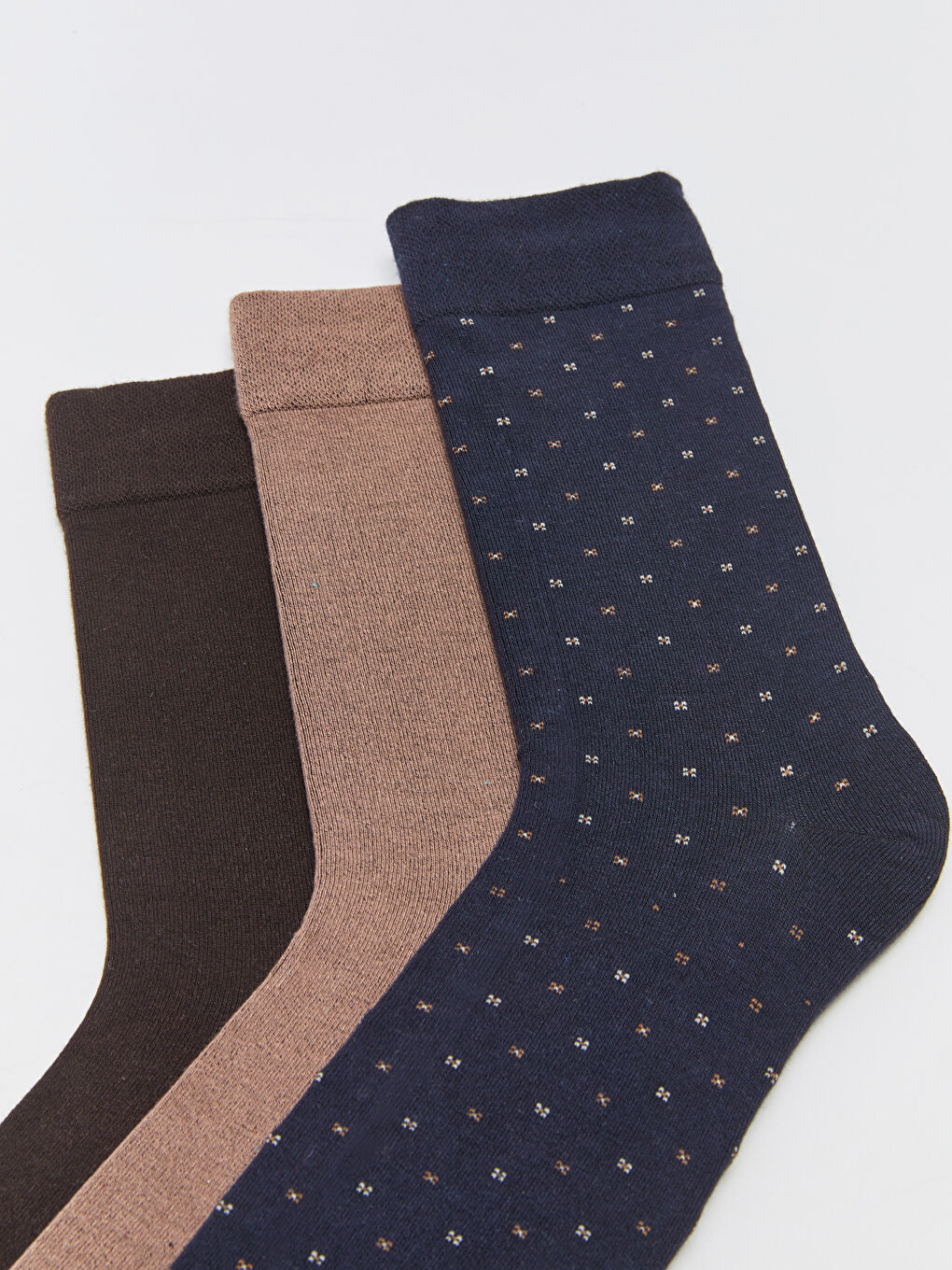 Karışık Desenli Erkek Bambu Soket Çorap 3'lü-2