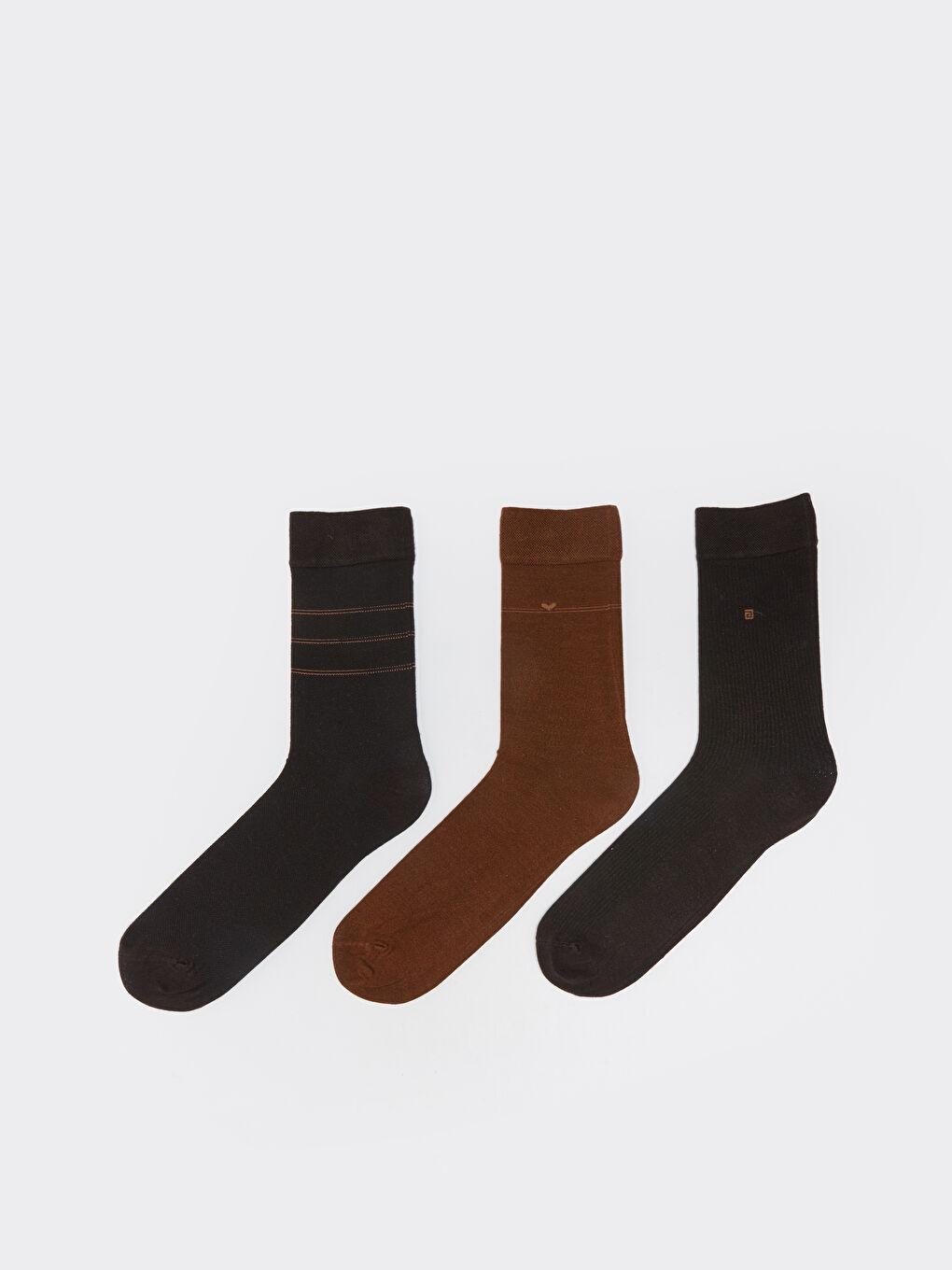 Patterned Men's Bamboo Socks 3 Pack