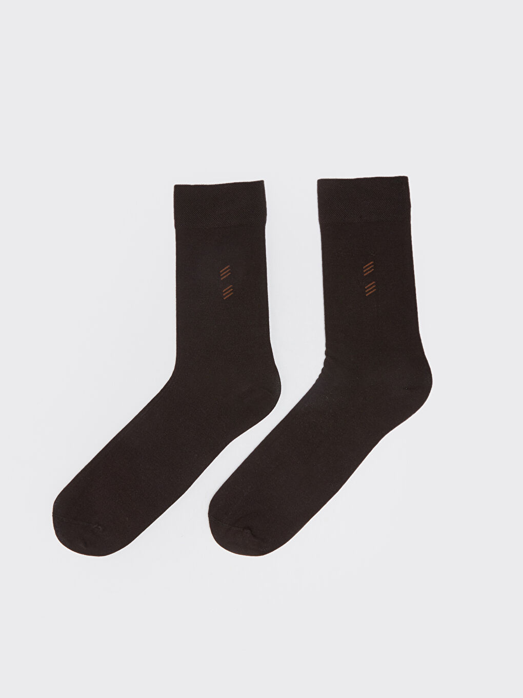 Kahverengi Desenli Erkek Bambu Soket Çorap