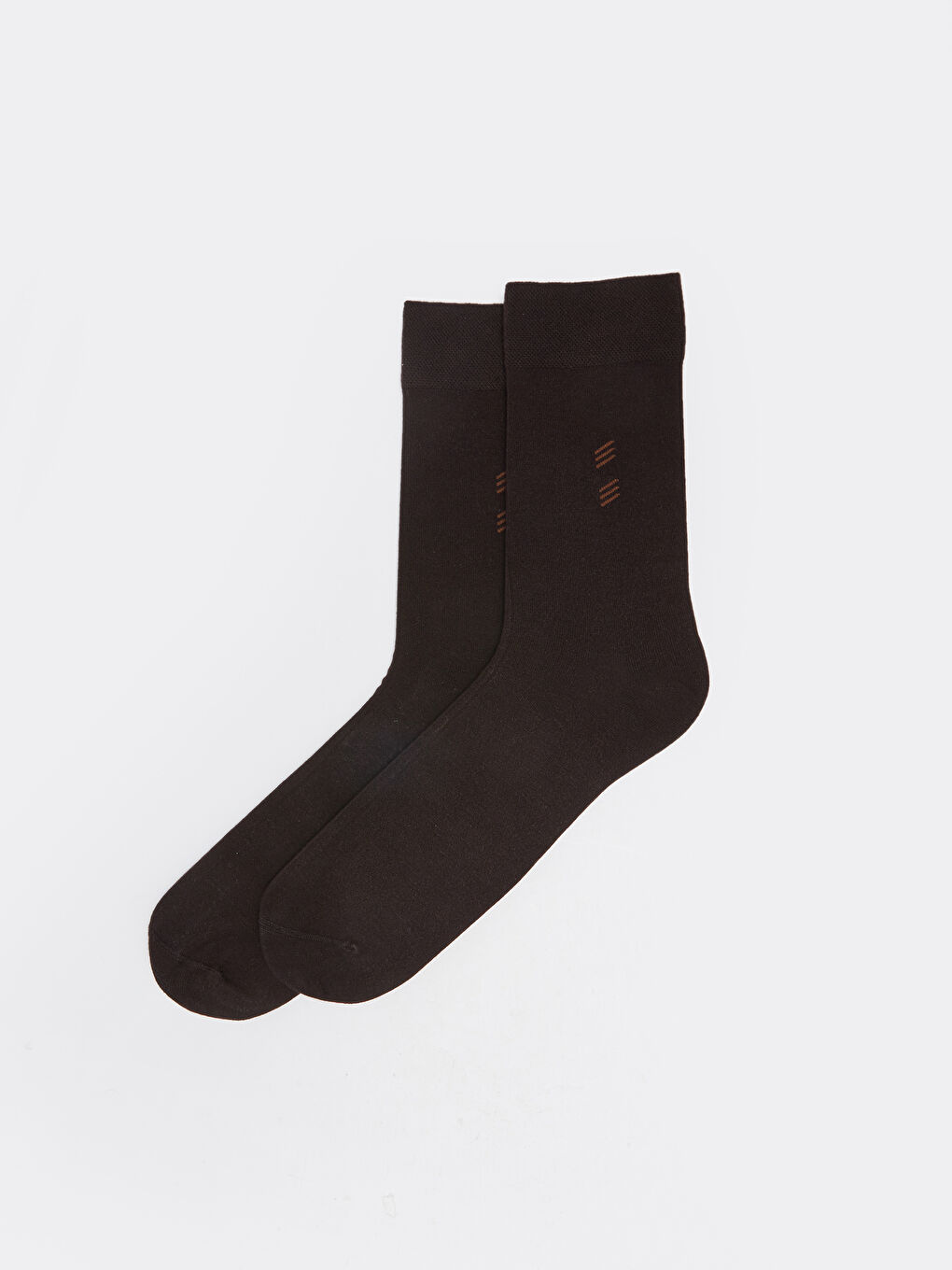 Kahverengi Desenli Erkek Bambu Soket Çorap-1