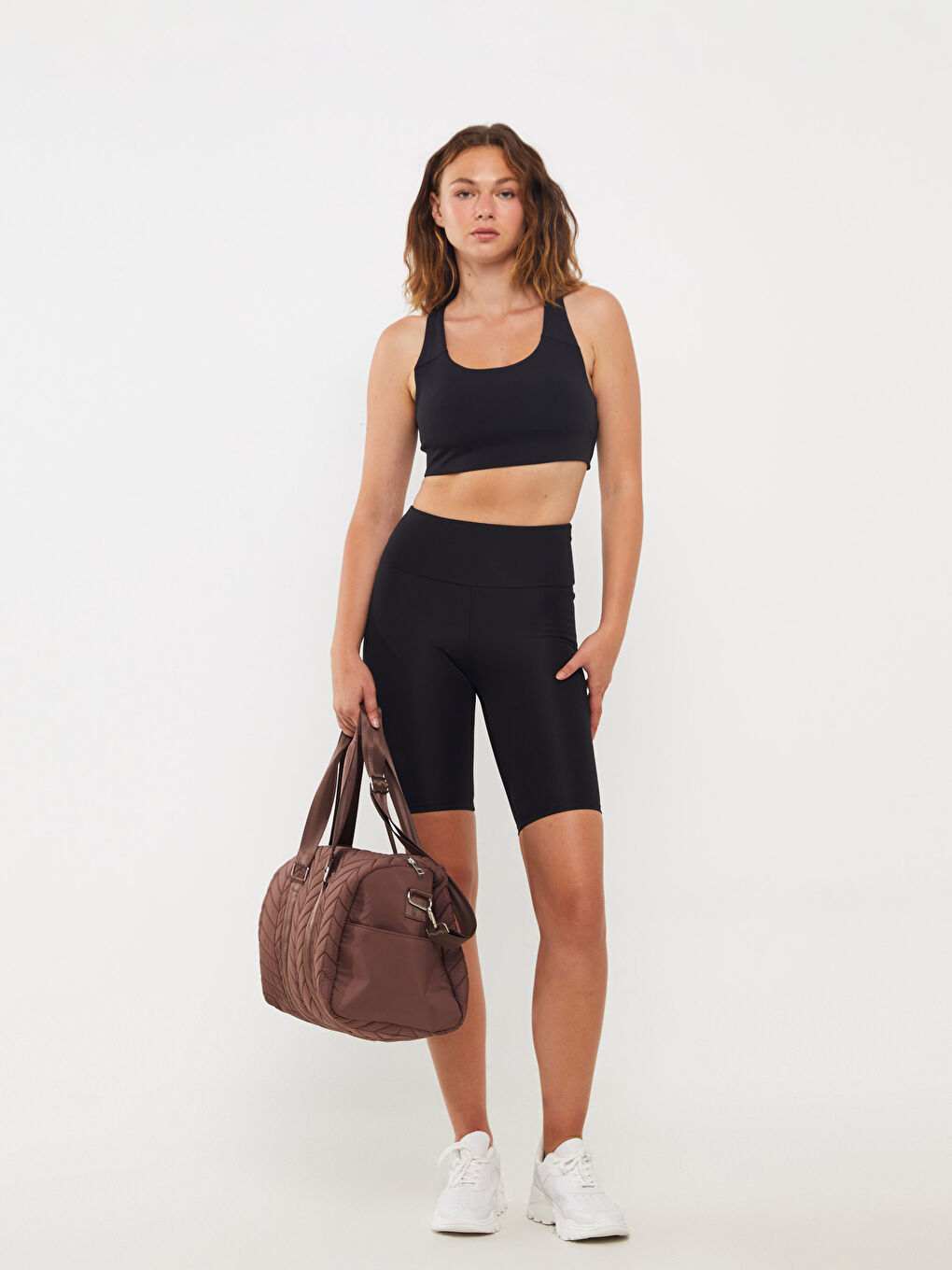 Kahverengi Desenli Kadın Kol Çantası-2