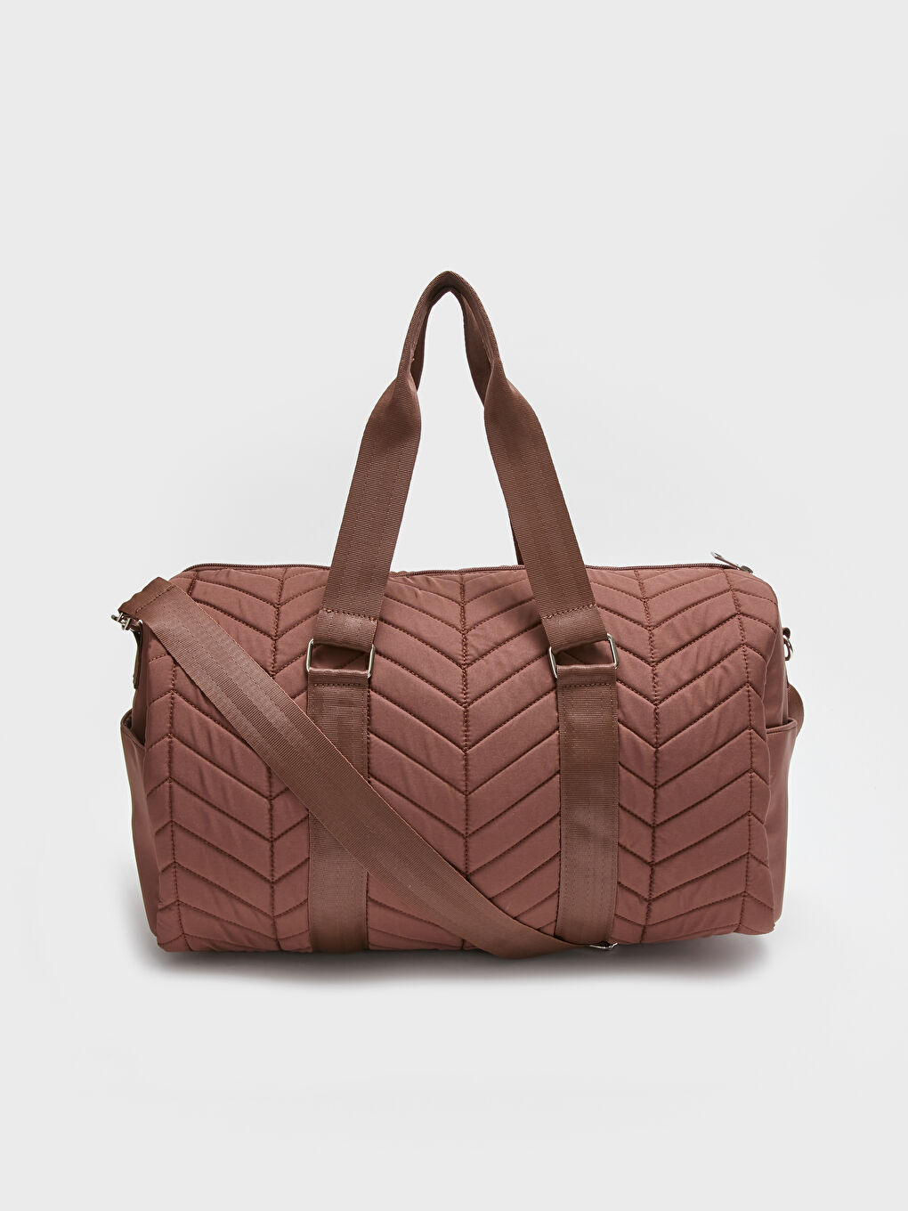 Kahverengi Desenli Kadın Kol Çantası-3