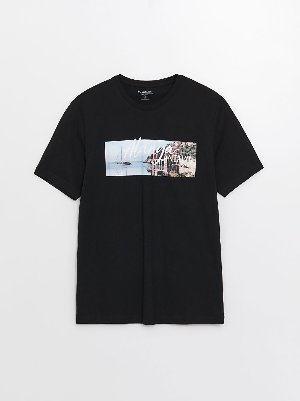 Crew Neck Short Sleeve Alanya Printed Jersey Men's T-Shirt-5